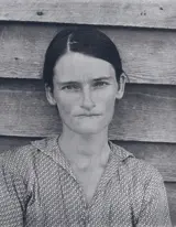 Walker Evans, Allie Mae Burroughs, wife of a cotton sharecropper, 1936