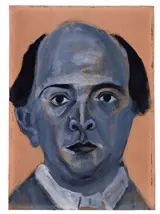Arnold Schoenberg, Blue Self-Portrait, 1910