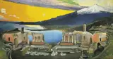 Tivadar Csontváry Kosztka, Ruins of the Greek Theatre at Taormina, 1904–05