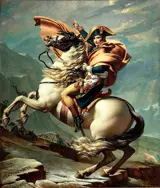 Jacques-Louis David, Bonaparte Crossing the Great St Bernard Pass, 1800–01