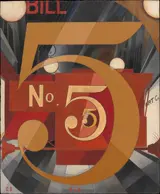 Charles Demuth, I Saw the Figure 5 in Gold, 1928
