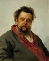 Ilya Repin, Portrait of Modest Mussorgsky, 1881