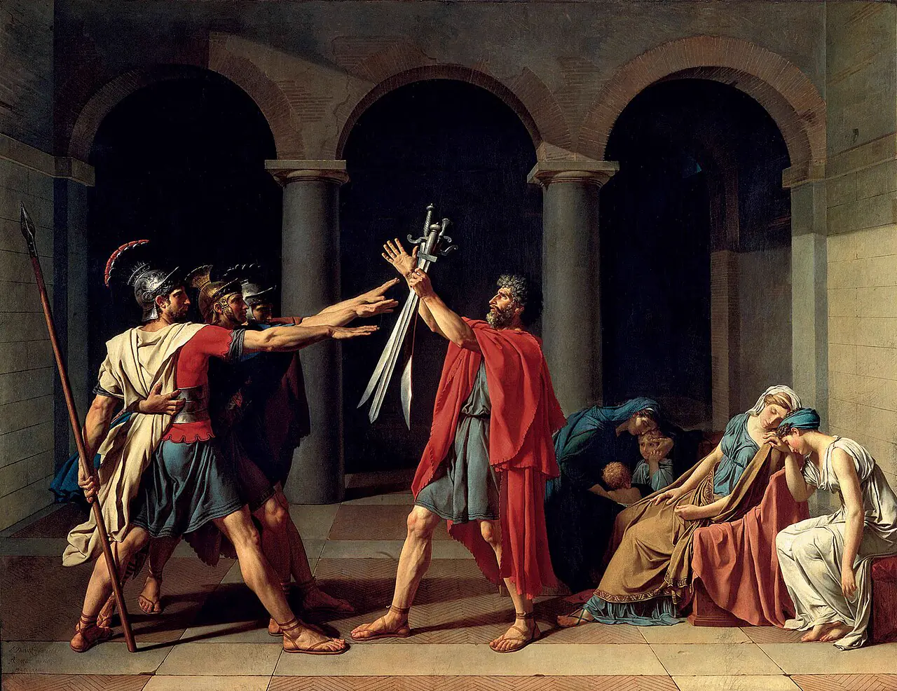 Jacques-Louis David, The Oath of the Horatii