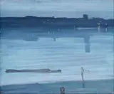 James McNeill Whistler, Nocturne: Blue and Silver — Chelsea, 1871