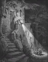 Gustave Doré, Le Petit Poucet: the children at the ogre’s door, 1867 edition