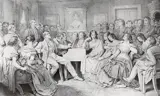 Moritz von Schwind, Ein Schubert-Abend bei Josef von Spaun (A Schubert Evening at Josef von Spaun’s), 1868