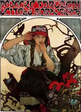 Alfons Mucha, Poster for the Moravian Teachers’ Choir, 1911