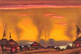 Nicholas Roerich, Set design for the Polovtsian Dances, 1913, as dated in the Commons record