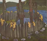 Nicholas Roerich, Idols, sketch, 1901