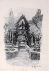 Santiago Rusiñol, Gardens of the Generalife, 1895