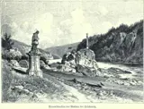 Karel Liebscher, Stromschnellen der Moldau bei Střechowitz (St John’s Rapids), 1896