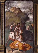 Titian, The Miracle of the Jealous Husband, 1511