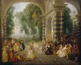 Jean-Antoine Watteau, Les Plaisirs du bal, c. 1715–17